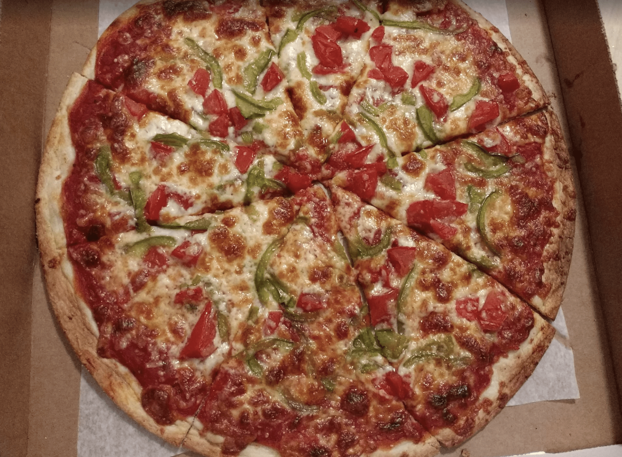 Veggie Pizza with Fresh Toppings