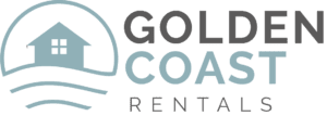 Golden Coast Rentals logo for Clearwater Beach vacation rental company in Florida